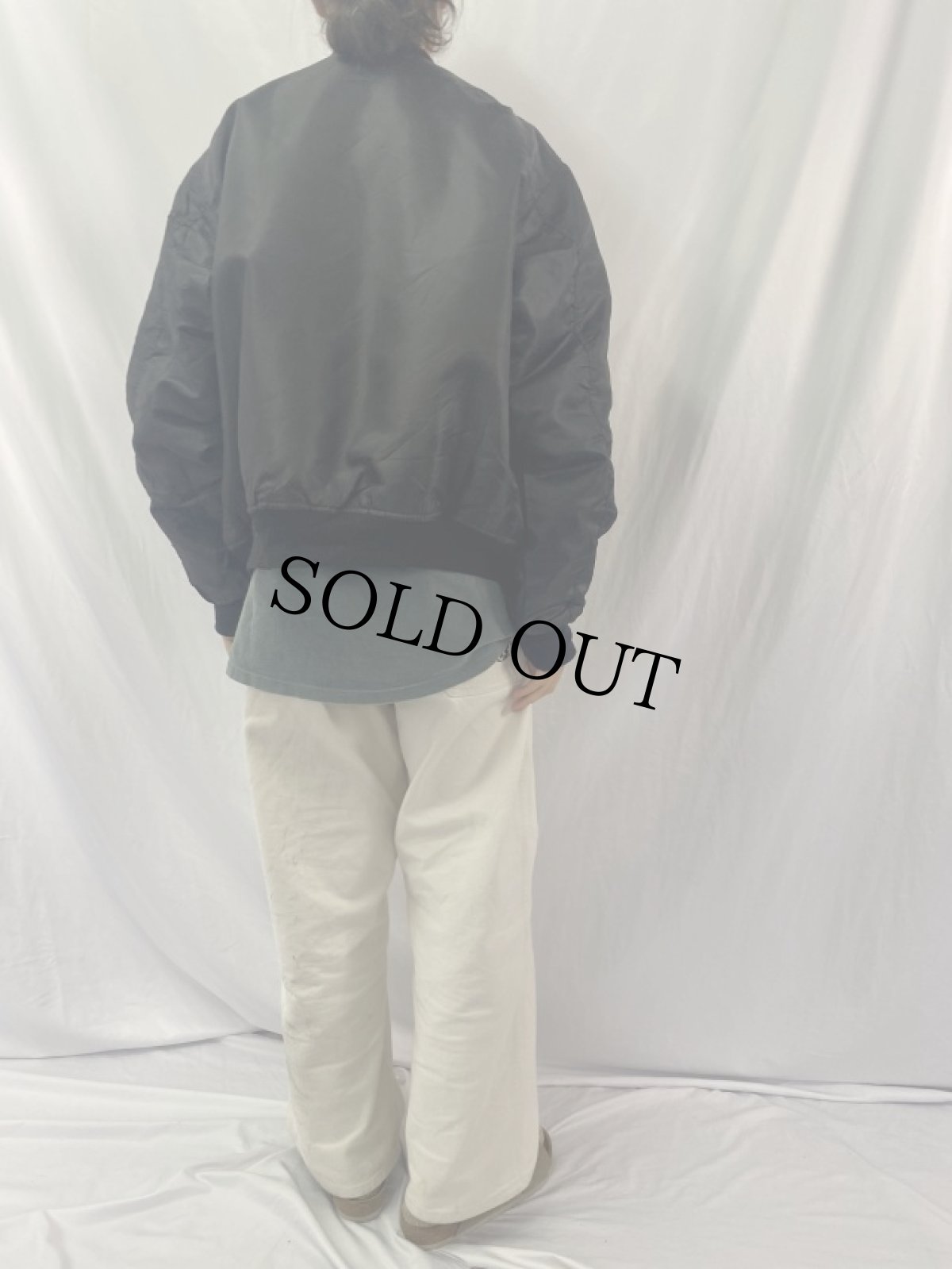 画像4: ROTHCO 民間用 MA-1 フライトジャケット XL (4)