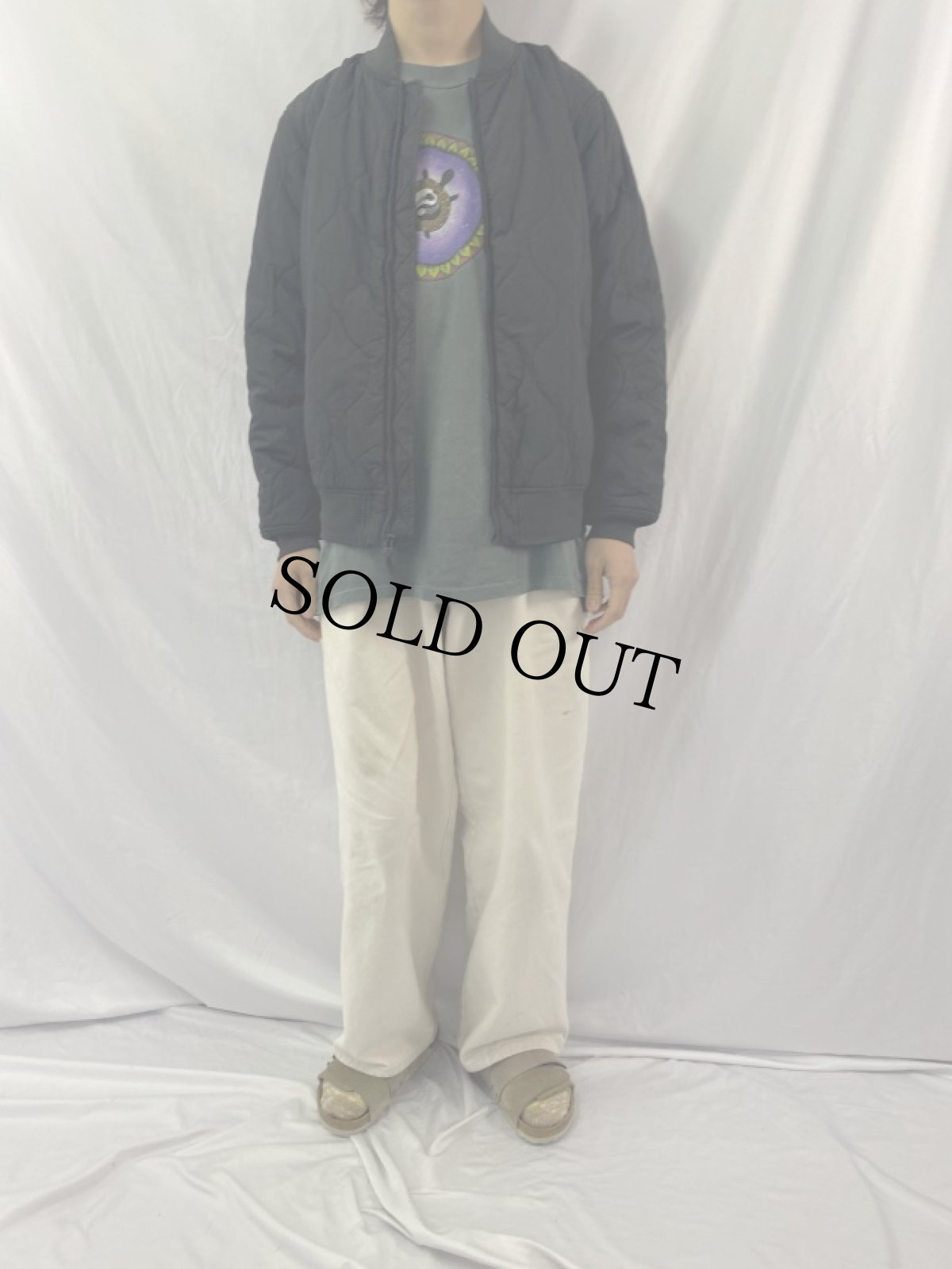 画像2: Levi's × Thermore 中綿入り キルティングジャケット L (2)