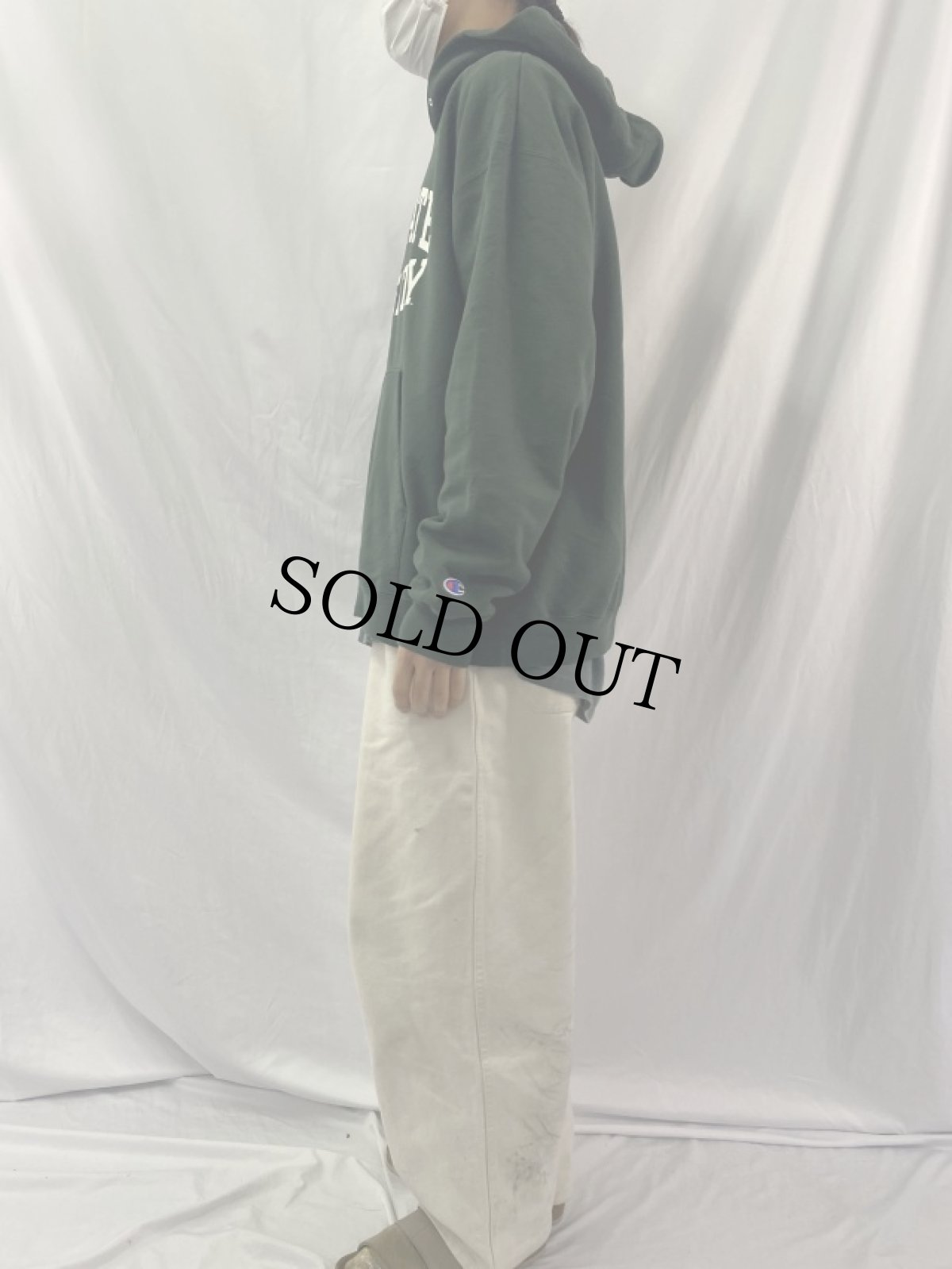 画像3: Champion "WAYNE STATE UNIVERSITY" スウェットフーディー XXL (3)