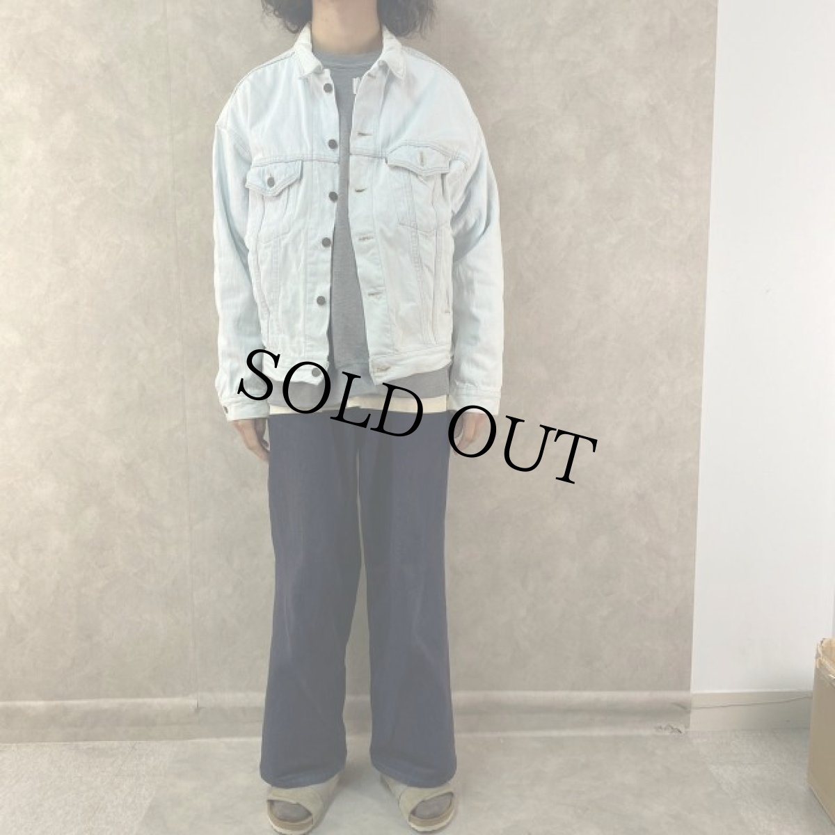 画像2: 90's Levi's 70507-4803 USA製 デニムジャケット L (2)