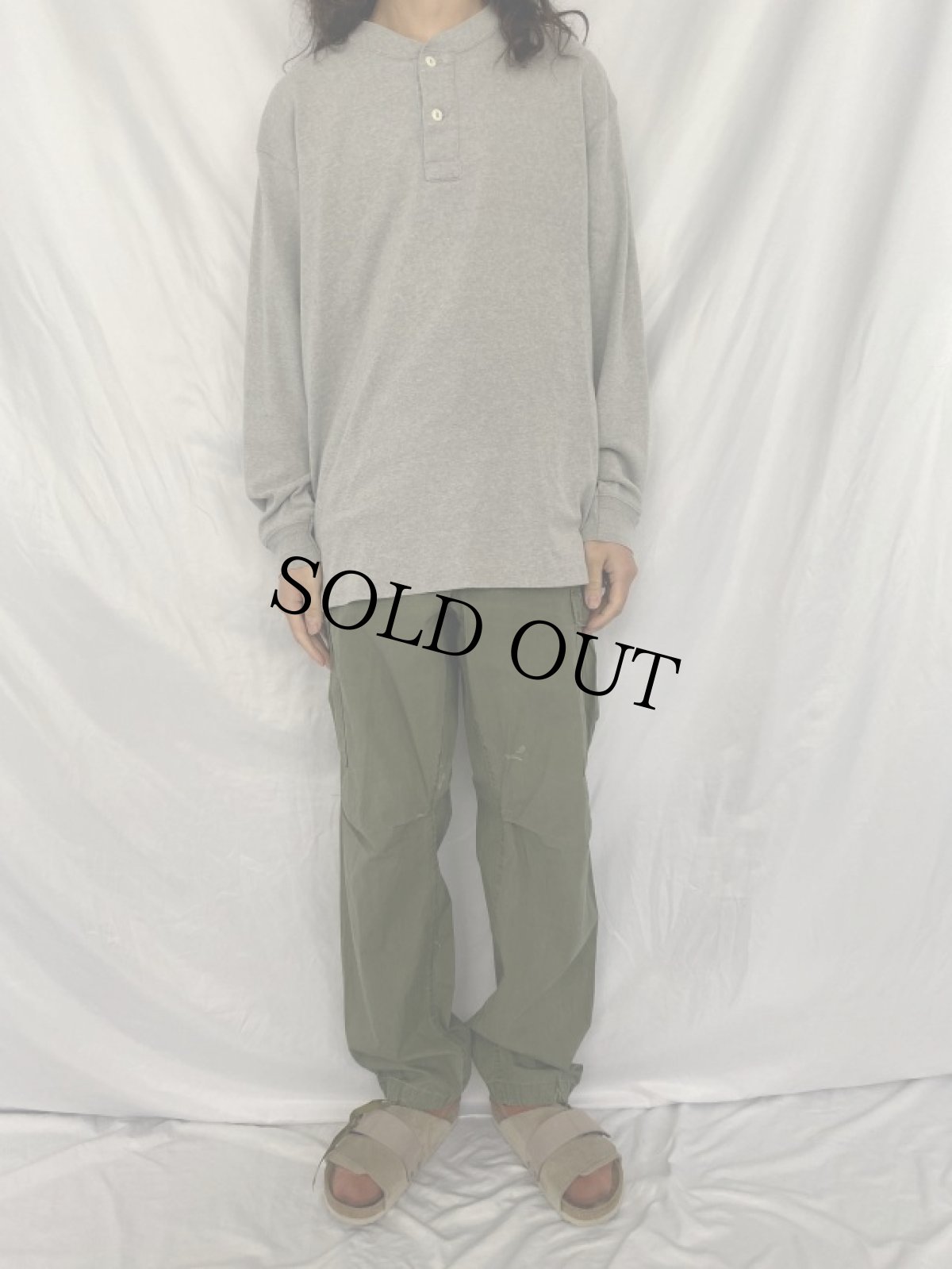 画像2: 70's 民間品 SWI社製 コットンポプリン ジャングルファティーグパンツ MEDIUM-REGULAR (2)