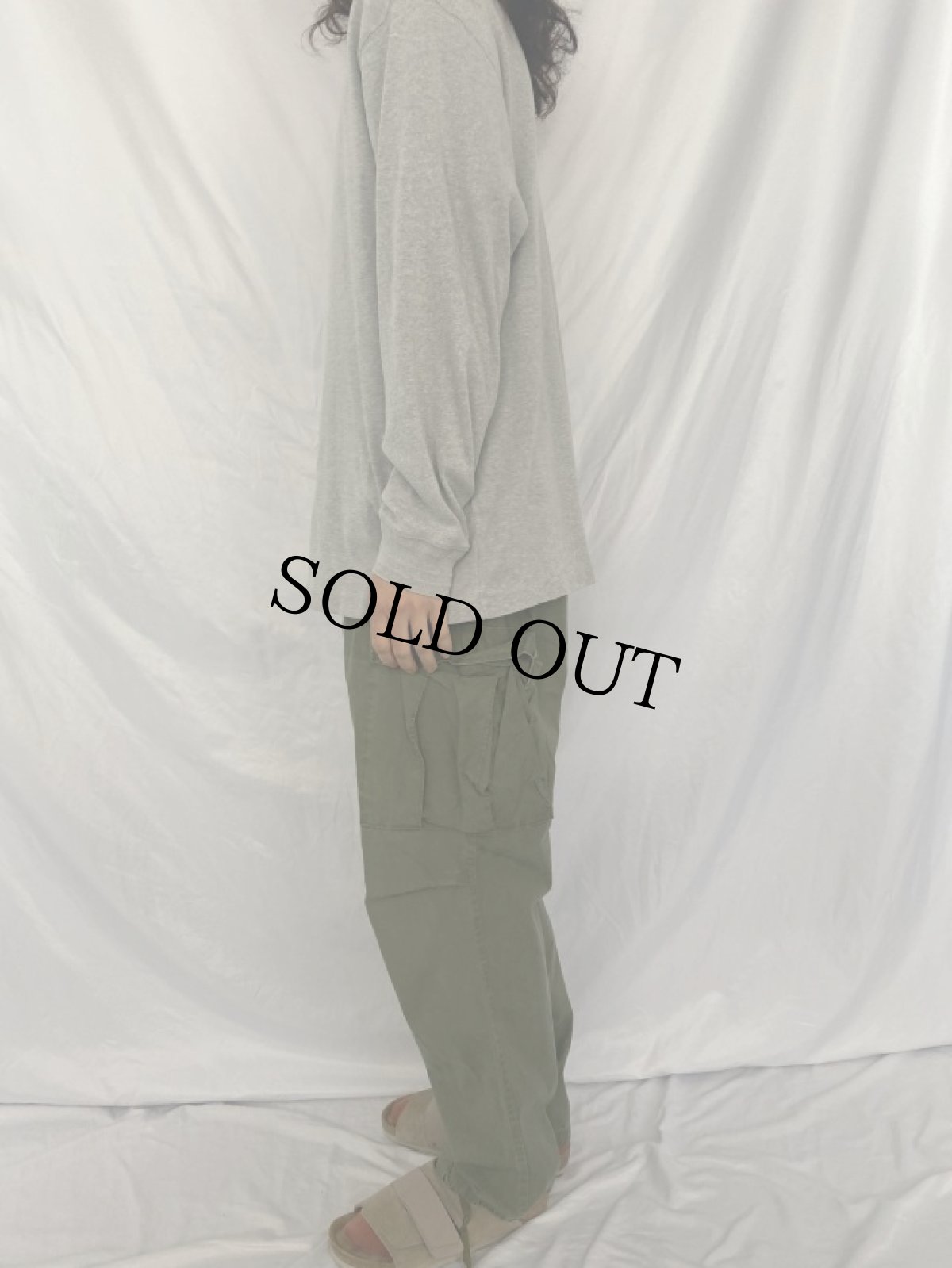 画像3: 70's 民間品 SWI社製 コットンポプリン ジャングルファティーグパンツ MEDIUM-REGULAR (3)