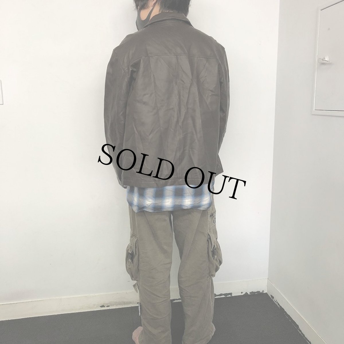 画像4: Eddie Bauer レザージャケット ブラウン L (4)