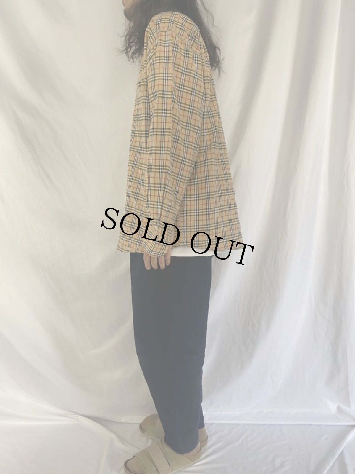 画像3: BUBERRY LONDON バーバリーチェック柄 ボタンダウンシャツ (3)