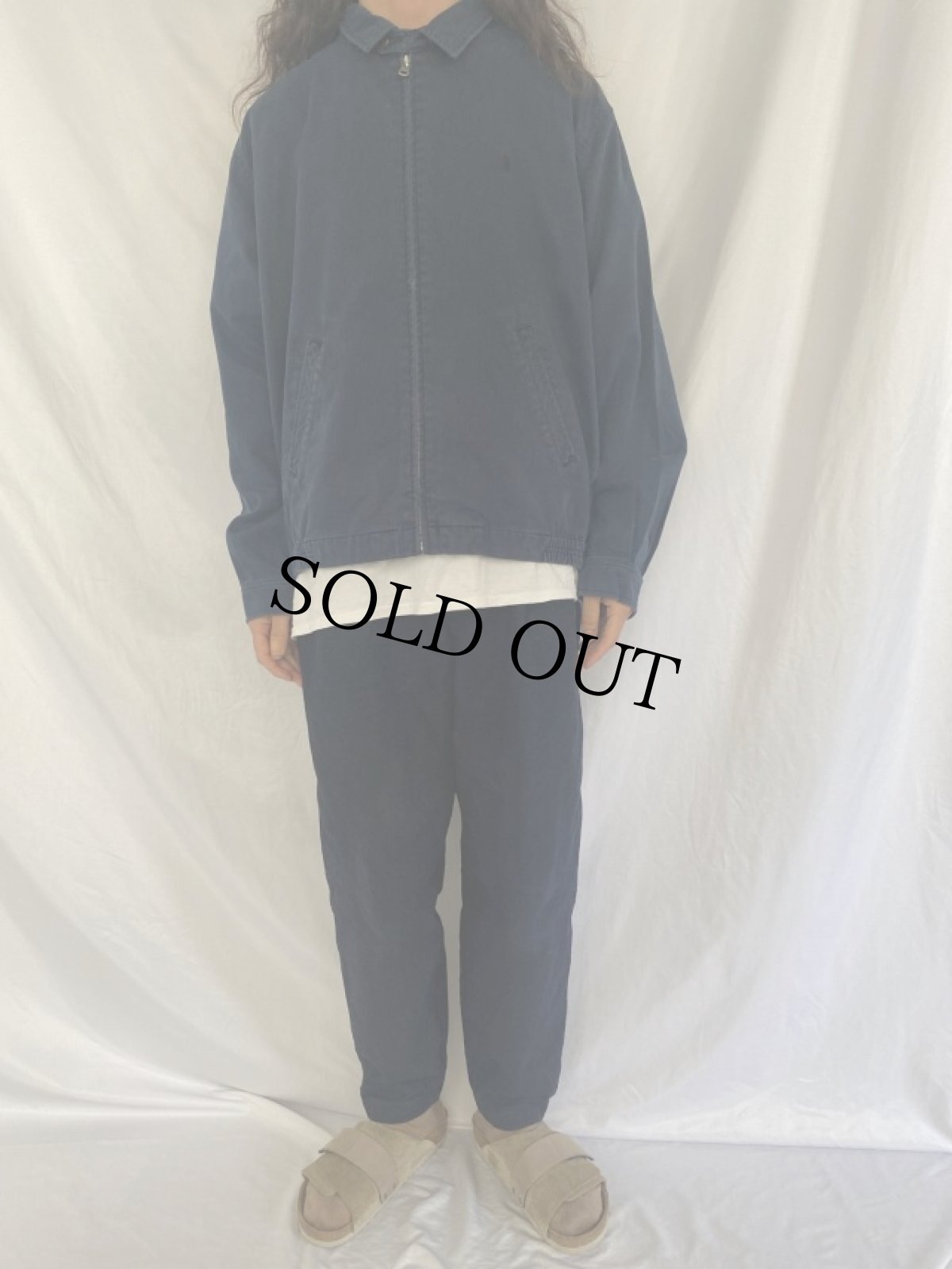 画像2: POLO Ralph Lauren コットンスウィングトップ ネイビー XL (2)