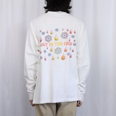 画像4: 90's USA製  "OUT IN THE COLD" アートイラスト エロプリントロンT XL (4)