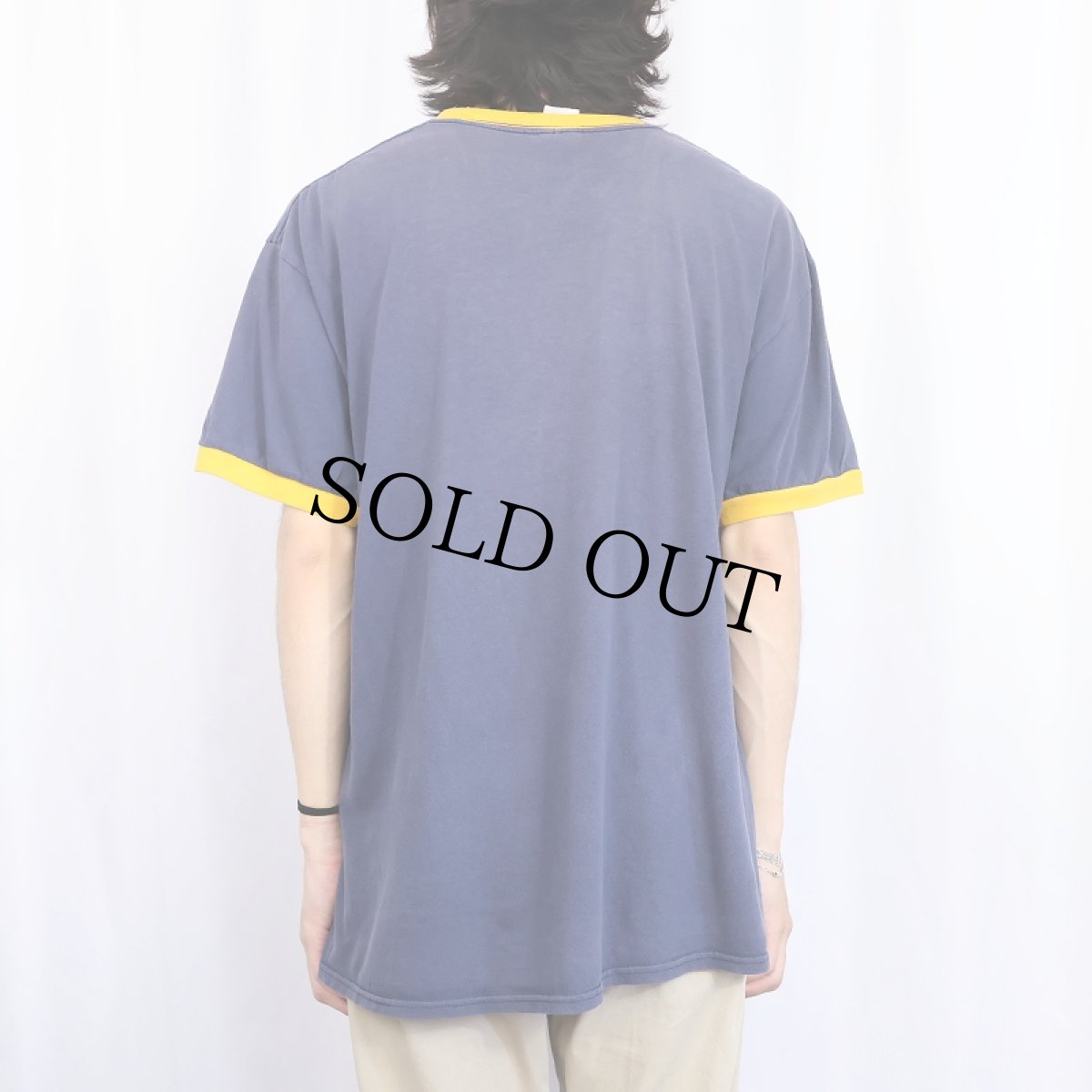 画像3: "Fucker" Fワード 企業ロゴパロディープリントリンガーTシャツ XL (3)