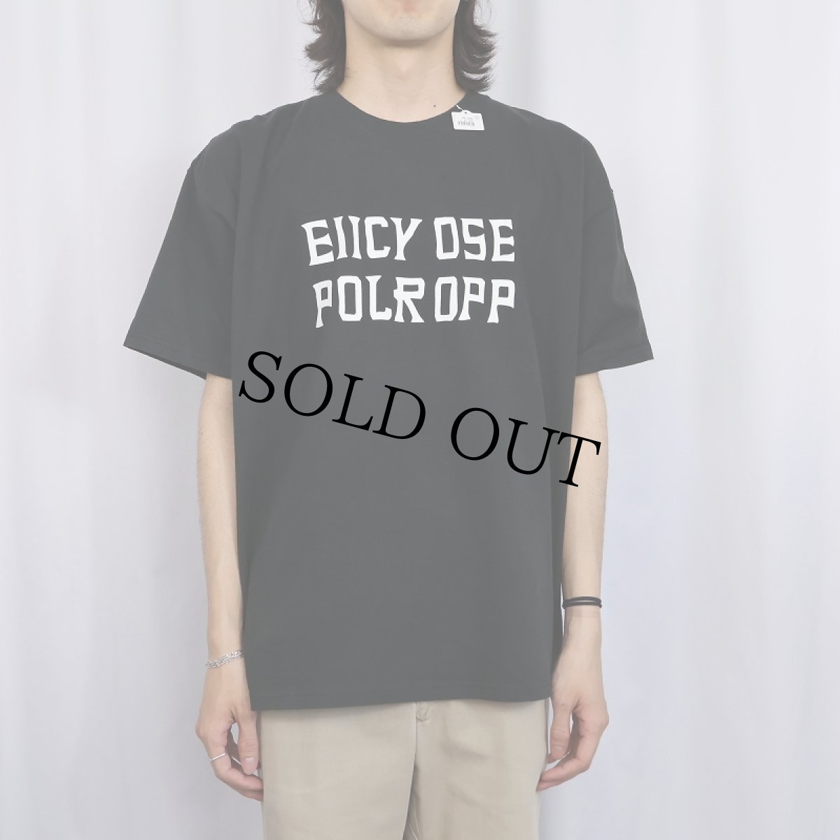 画像3: "FUCK OFF " Fワード ギミックプリントTシャツ BLACK XL (3)