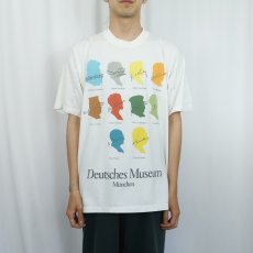 画像2: 90's Deutsches Museum Munchen アートプリントTシャツ  (2)