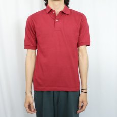 画像2: 90's Hanes USA製 無地 ポロシャツ S (2)