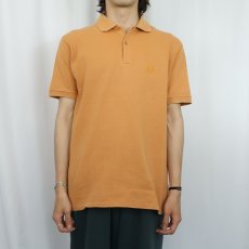 画像2: 80's FRED PERRY ロゴ刺繍 鹿の子ポロシャツ SIZE40 (2)