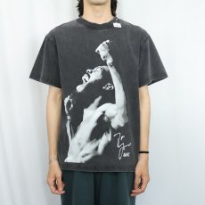 画像2: UFC "Jon Jones" 総合格闘家 プリントTシャツ BLACK S (2)