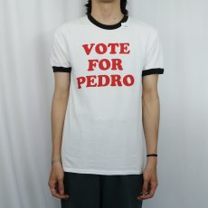 画像2: Napoleon Dynamite "VOTE FOR PEDRO" コメディ映画 プリントリンガーTシャツ S (2)