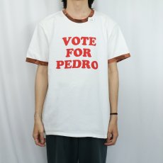 画像2: Napoleon Dynamite "VOTE FOR PEDRO" コメディ映画 プリントリンガーTシャツ L (2)