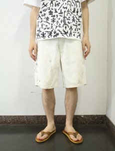 画像3: Dickies ペンキペイント ペインターショーツ W35 (3)