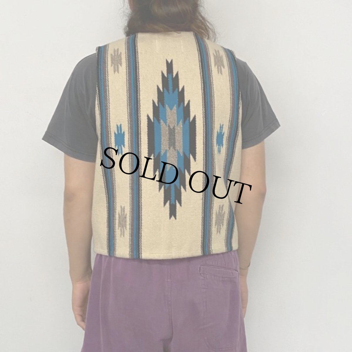 画像5: 50's〜 CENTINELA USA製 チマヨベスト 38 (5)