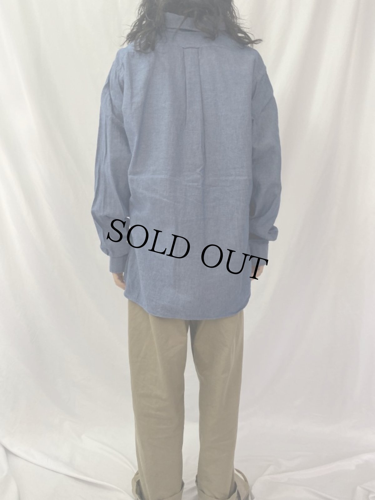 画像4: INDIVIDUALIZED SHIRTS "SLIM FIT" ボタンダウンシャツ XL (4)