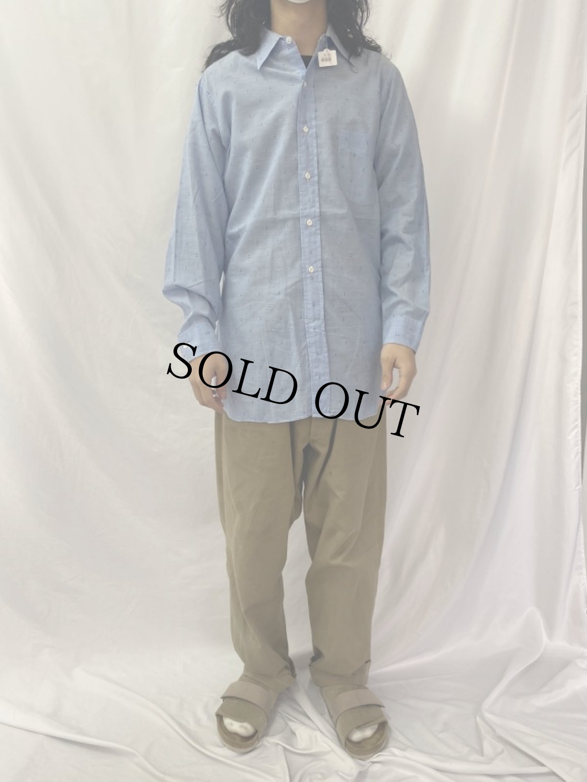 画像2: 50〜60's ARROW USA製 刺繍デザインシャツ (2)