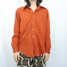 画像2: 70's〜 Di LORENZO ストライプ柄 シャツ  (2)