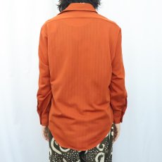 画像3: 70's〜 Di LORENZO ストライプ柄 シャツ  (3)