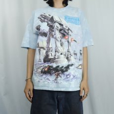 画像3: 90's〜 LIQUID BLUE "STAR WAES" 大判プリント映画Tシャツ L (3)