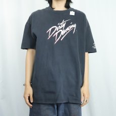 画像2: 90's Dirty Dancing USA製 映画ロゴプリントTシャツ BLACK XL (2)