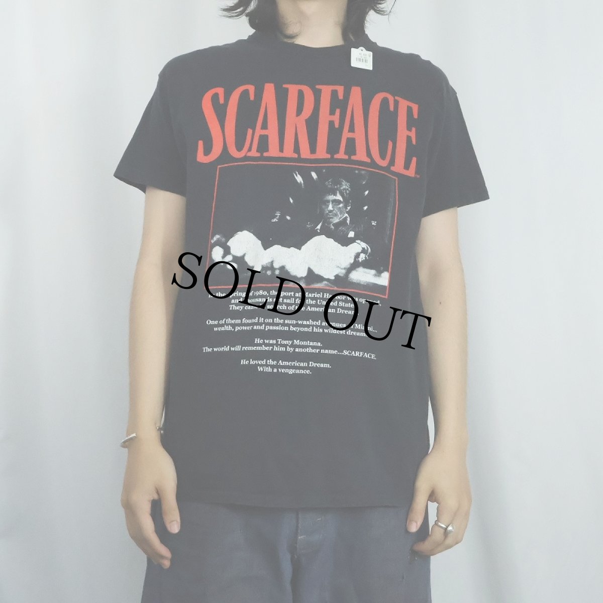 画像2: Scarface 映画プリントTシャツ M (2)
