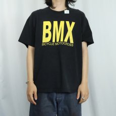 画像2: "BMX" プリントTシャツ BLACK L (2)