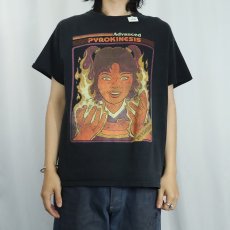 画像2: Steven Rhodes "Advanced PYROKINESIS"プリントTシャツ BLACK  (2)