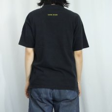 画像3: Space Invaders ゲームプリントTシャツ BLACK L (3)