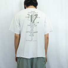 画像4: 90's U2 "one" USA製 ロックバンドツアープリントTシャツ XL (4)