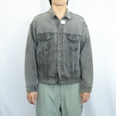 画像2: 90's Levi's 70507 USA製 ブラックデニムジャケット (2)