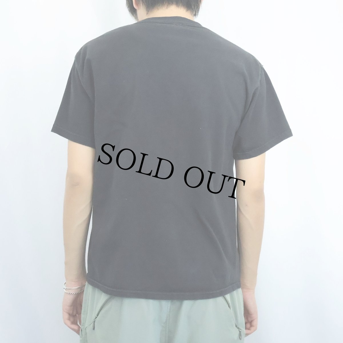 画像3: "I DO ALL MY OWN STUNTS" ジョークプリントTシャツ BLACK M (3)