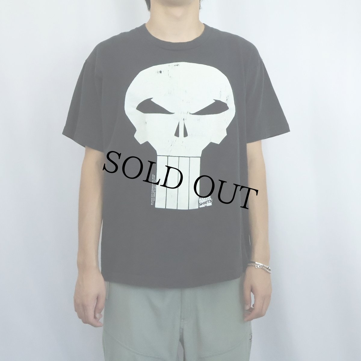 画像2: 90's MARVEL USA製 "THE PUNISHER" アメコミプリントTシャツ BLACK L (2)