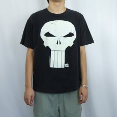 画像2: 90's MARVEL USA製 "THE PUNISHER" アメコミプリントTシャツ BLACK L (2)