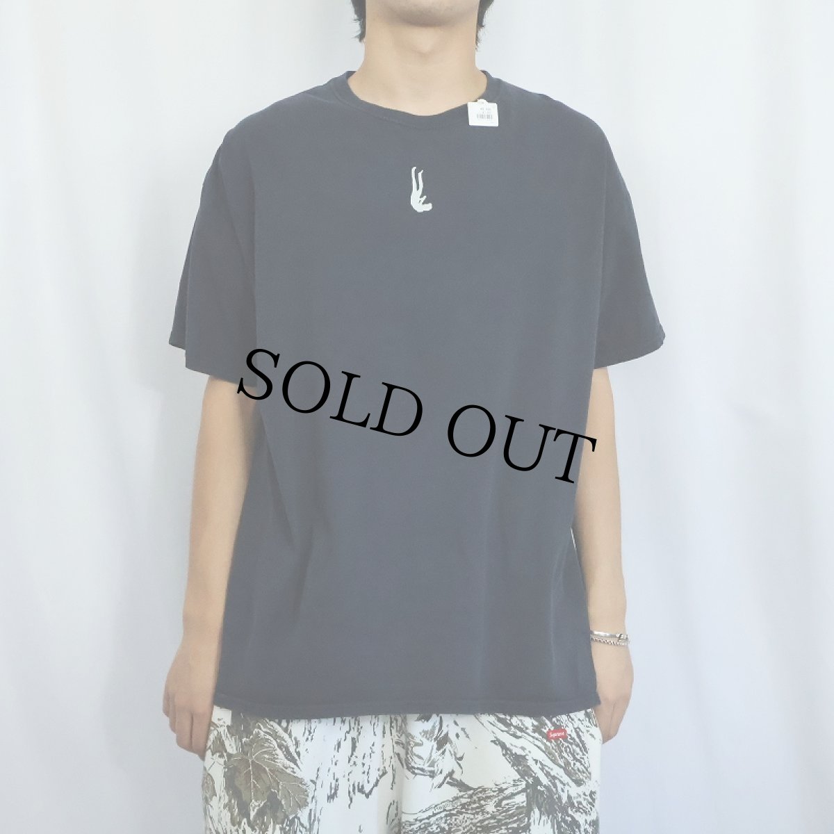 画像3: "The In Between" プリントTシャツ NAVY XL (3)