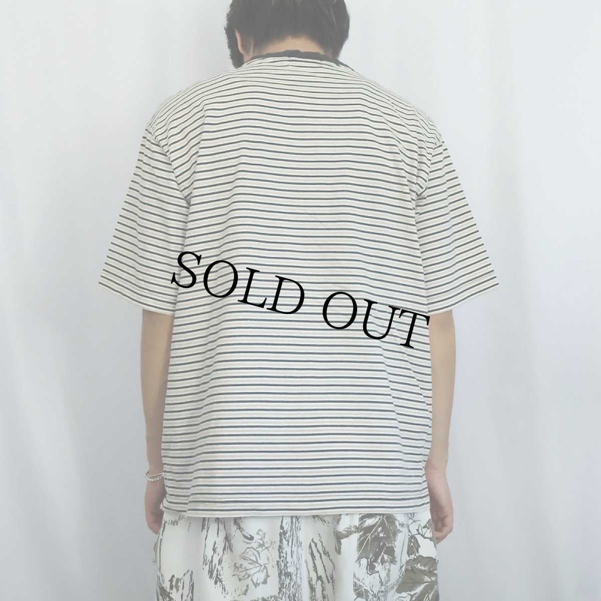 画像3: 90's ST.JOHN'S BAY マルチボーダー柄 Tシャツ  (3)