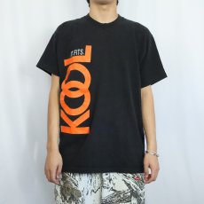 画像2: 90's KOOL USA製 たばこメーカー ロゴプリントTシャツ BLACK XL  (2)