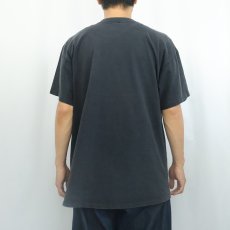画像3: 90's NIKE 銀タグ USA製 "GO LIKE HELL" プリントTシャツ BLACK XXL (3)