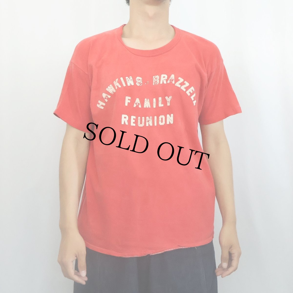 画像3: 70〜80's RUSSELL ATHLETIC 金タグ USA製 "HAWKINS BRAZZELL" プリントTシャツ XL (3)