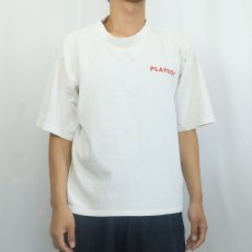 画像3: 90's PLAY BOY USA製 ロゴプリントTシャツ XL (3)