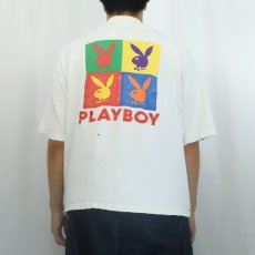 画像4: 90's PLAY BOY USA製 ロゴプリントTシャツ XL (4)