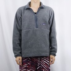 画像2: 2000's Patagonia ハーフジップ シンチラフリースプルオーバージャケット M (2)