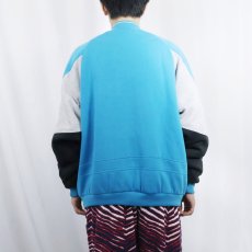 画像3: 90's NIKE 銀タグ 中綿入り スウェットスタジャン L (3)