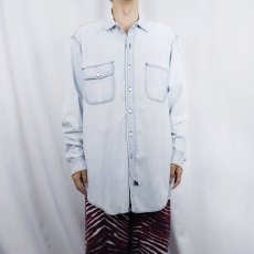 画像2: 80〜90's POLO COUNTRY Ralph Lauren デニムシャツ XL (2)