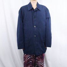 画像2: POLO Ralph Lauren コットンハンティングジャケット NAVY XL (2)