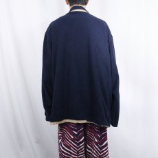 画像3: 90's POLO Ralph Lauren CANADA製 フリースジャケット NAVY XL (3)