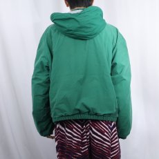 画像3: 80's POLO Ralph Lauren USA製 裏フリース フード付き コットンスイングトップ L (3)
