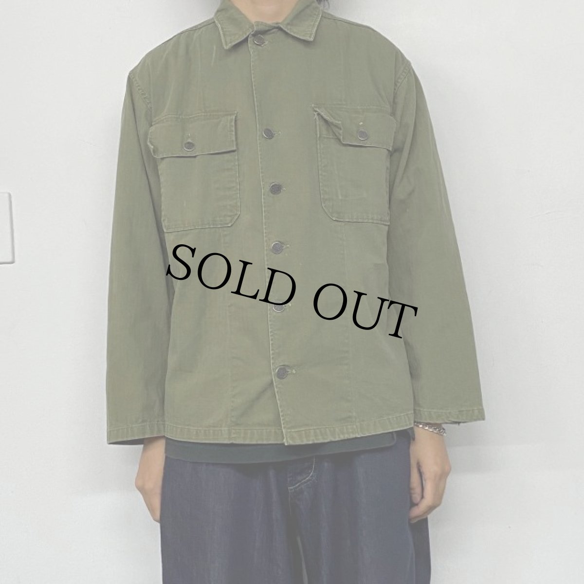 画像3: 40〜50's U.S.ARMY 13スター HBTジャケット (3)