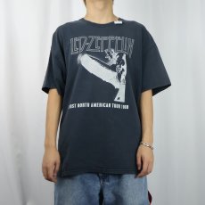 画像2: 2000's LED ZEPPELIN "FIRST NORTH AMERICAN TOUR 1969" ロックバンドプリントTシャツ 2XL (2)
